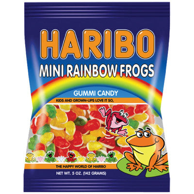 Haribo Mini Rainbow Frogs Gummies