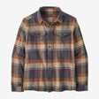 Patagonia Men's Fjord Flannel Shirt - Sunrise Ridge: Forge Grey Sunrise Ridge: Forge Grey