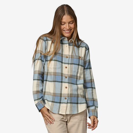 Patagonia Women's Fjord Flannel Shirt - Sunrise Ridge: Natural Sunrise Ridge: Natural