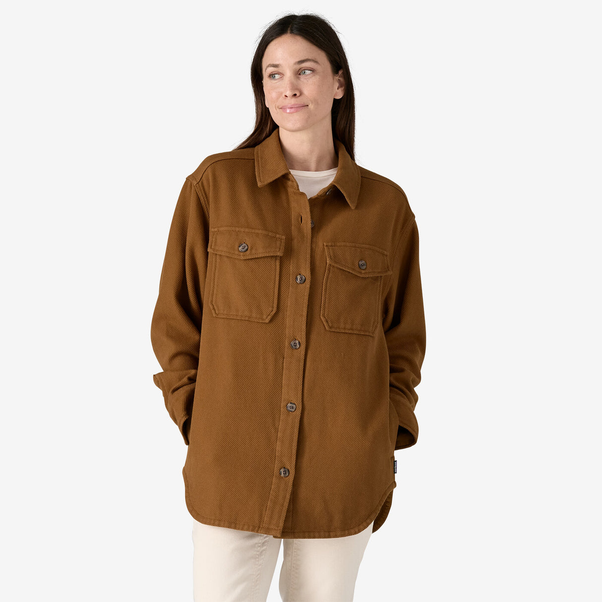 Patagonia Women's Fjord Loft Overshirt Jacket - Shelter Brown Shelter Brown