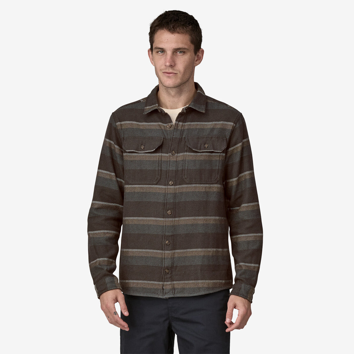 Patagonia Men's Fjord Loft Shirt - Deep Dive: Forge Grey Deep Dive: Forge Grey