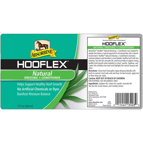 Absorbine Hooflex All Natural Dressing & Conditioner with Brush - 15oz.