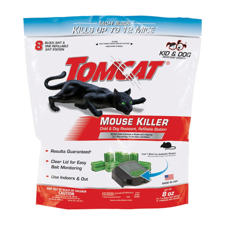 Tomcat Mouse Bait Station Refill / 8PK