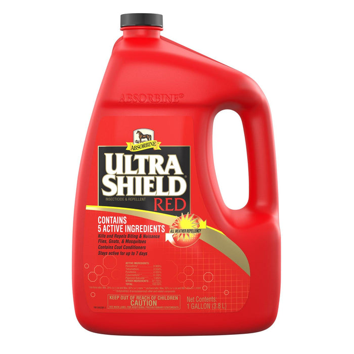 Absorbine UltraShield Red Insecticide & Repellent - (32oz & 1 Gallon)