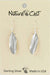 Nature Cast Metalworks Sterling Silver Feather Imprint Dangle Earring Sterling silver