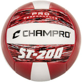 CHAMPRO SPORTS ST-200 Pro Performance Official Beach Volleyball Camo scarlet