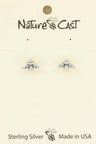 Nature Cast Metalworks Sterling Silver Bee Post Earring Silver