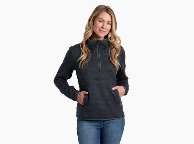 Kuhl Clothing Women's Ascendyr Quarter Zip - Shadow Shadow