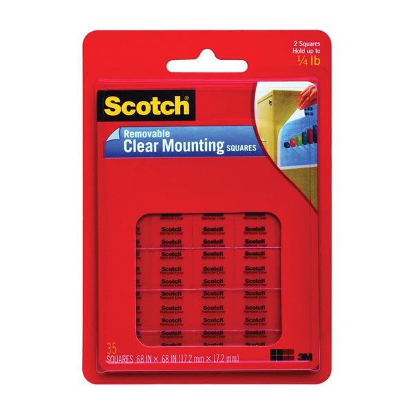 Scotch Mounting Square Clear