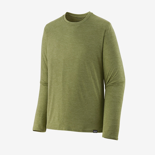 Patagonia Men's Long-Sleeved Cap Cool Daily Shirt Buckhorn Green - Light Buckhorn Green X-Dye