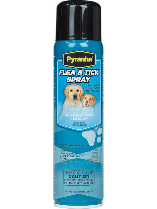Pyranha Flea and Tick Spray for Dogs & Puppies - 10oz
