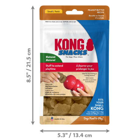 Kong Stuff'N Snacks Peanut Butter Dog Treats - Small - 8oz. Peanut Butter /  / 8oz