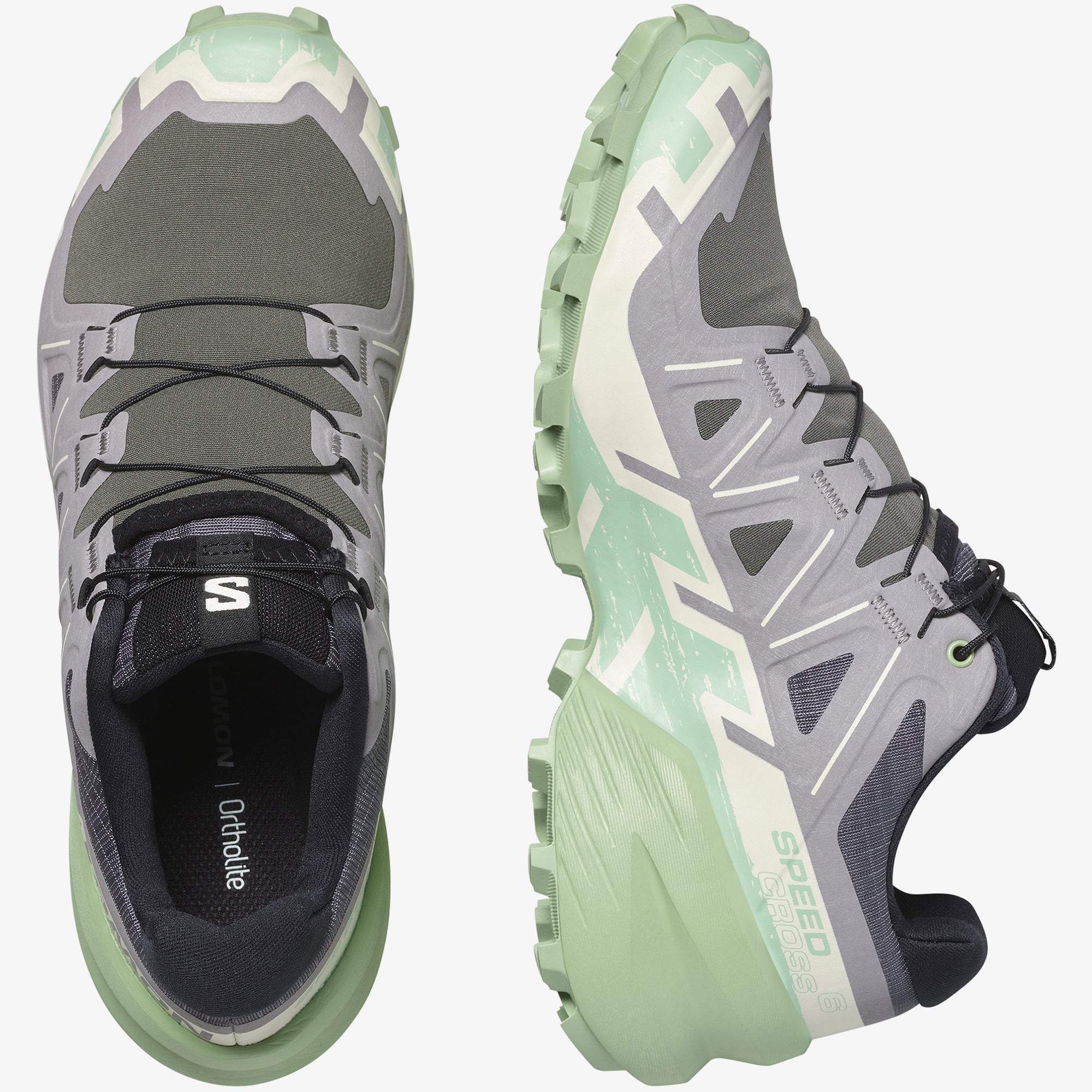 Salomon Women's Speedcross 6 Shoe - Castlerock/vanilla Ice/smoke