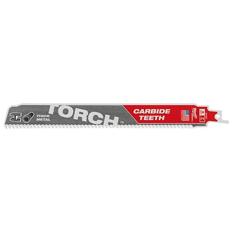 Milwaukee Sawzall Torch 7 Tpi 9 In. Carbide Blades - 1pk