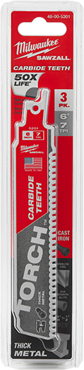 Milwaukee The Torch With Carbide Teeth 7t 6l 3pk
