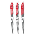 Milwaukee 9 In. 3 Tpi The Ax With Carbide Teeth For Pruning & Clean Wood Sawzall Blade 3pk