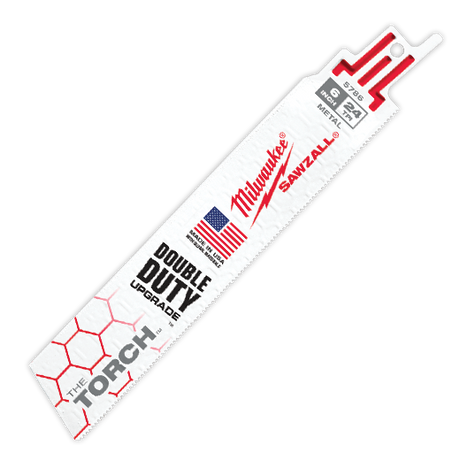 Milwaukee 6 In. 24 Tpi  The Torch Sawzall Blades (5 Pk)