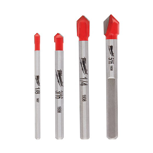Milwaukee 4pc. Glass And Tile Bit Set