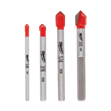 Milwaukee 4pc. Glass And Tile Bit Set