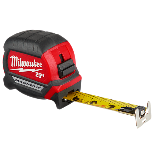 Milwaukee 25ft Compact Magnetic Tape Measure