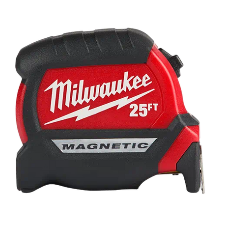 Milwaukee 25ft Compact Wide Blade Magnetic Tape Measure