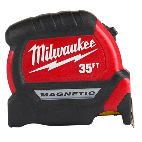 Milwaukee 35ft Compact Wide Blade Magnetic Tape Measure