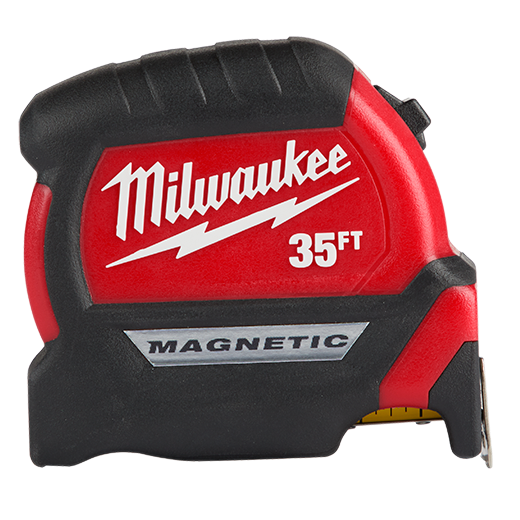 Milwaukee 35ft Compact Wide Blade Magnetic Tape Measure