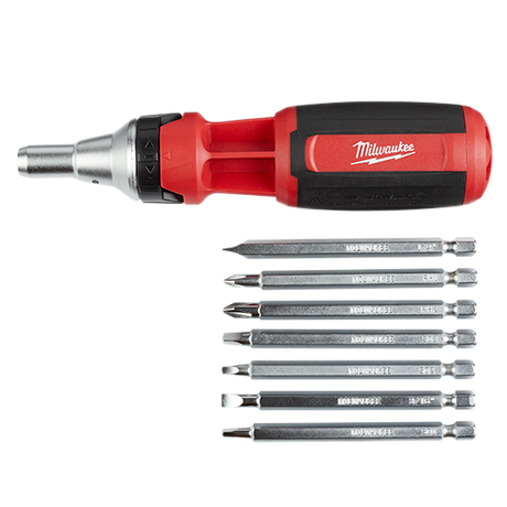 Milwaukee 9-in-1 Square Drive Ratcheting Multi-bit Driver
