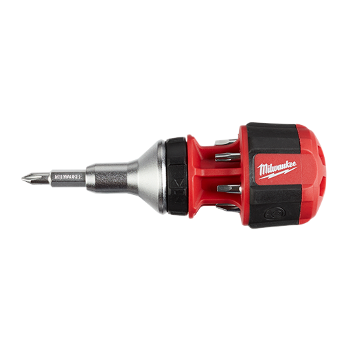 Milwaukee 8-in-1 Compact Ratcheting Multi-bit Driver