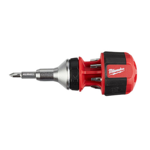 Milwaukee 8-in-1 Compact Ratcheting Multi-bit Driver