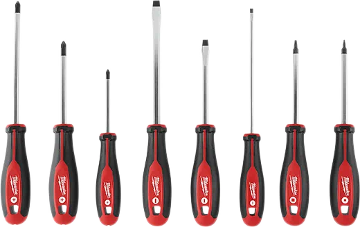 Milwaukee 8pc Screwdriver Kit With Square