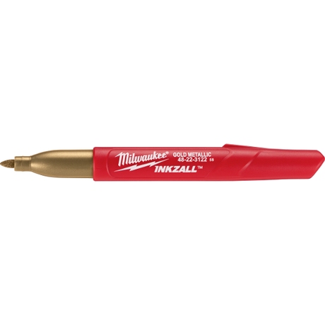Milwaukee Inkzall Fine Point Metallic Marker - Gold 2 Pack