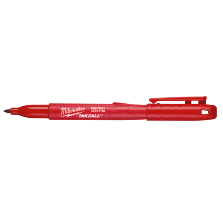 Milwaukee Inkzall Fine Point Jobsite Marker - Red