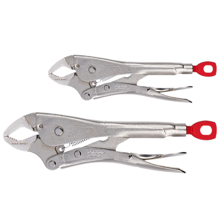 Milwaukee 2 Pc. 7 In. & 10 In. Torque Lock  Maxbite Locking Pliers Set