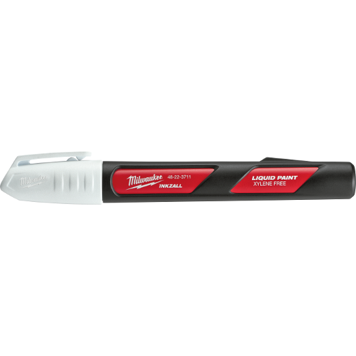 Milwaukee Inkzall Liquid Paint Marker - White