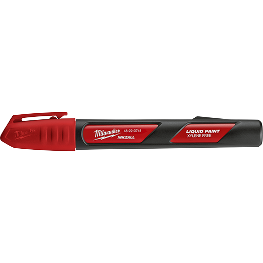 Milwaukee Inkzall Liquid Paint Marker - Red