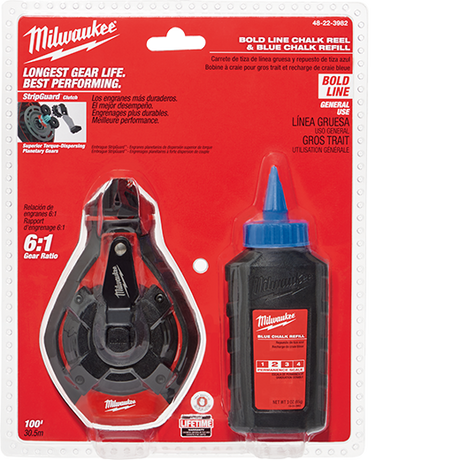 Milwaukee 100 Ft Bold Line Kit With Blue Chalk