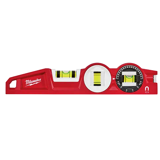 Milwaukee 10 In. Die Cast Torpedo Level With 360 Degree Locking Vial