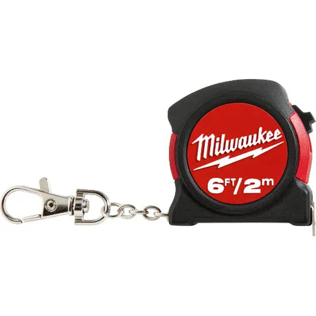 Milwaukee 6ft / 2m Keychain Tape Measure