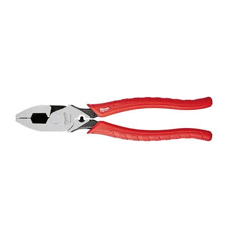 Milwaukee 9 In. Comfort Grip High Leverage Lineman's Pliers With Crimper