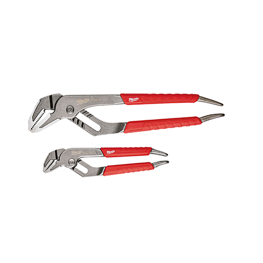 Milwaukee 6 In. & 10 In. Comfort Grip Straight Jaw Pliers Set