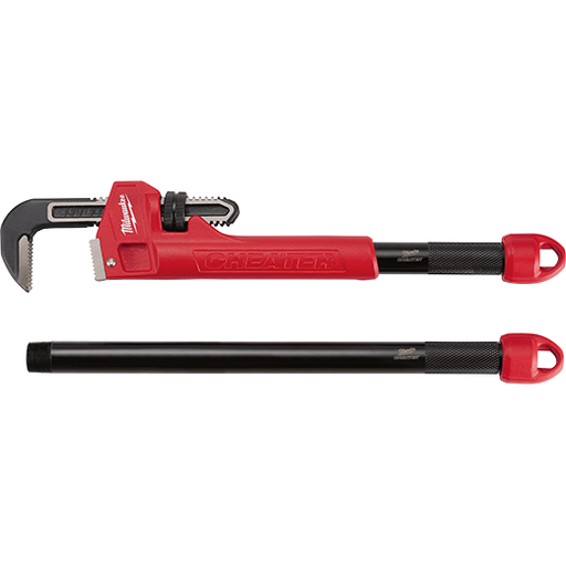 Milwaukee Cheater Steel Adaptable Pipe Wrench
