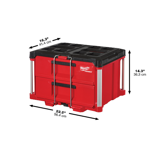 Milwaukee Packout 2-drawer Tool Box