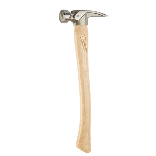 Milwaukee 19oz Milled Face Hickory Handle Framing Hammer