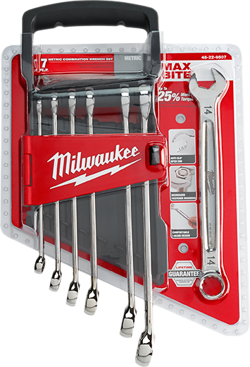 Milwaukee 7pc Combination Wrench Set - Metric