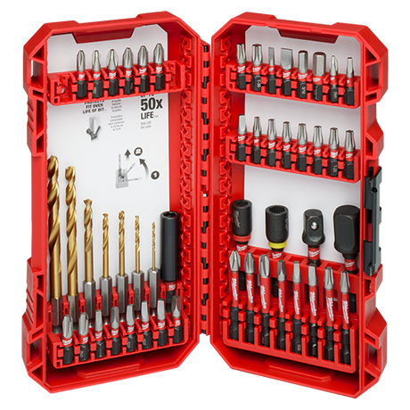 Milwaukee Shockwave Impact Duty Drill & Drive Set – 50pc