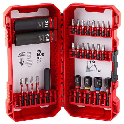 Milwaukee Shockwave Impact Duty Drive And Fasten Set - 26pc