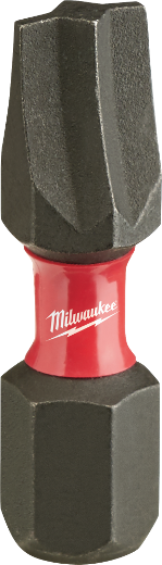 Milwaukee Shockwave Impact Phillips #1 Insert Bits (2pk)