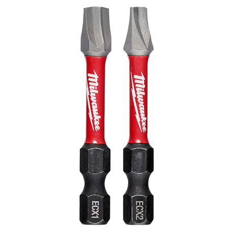 Milwaukee Shockwave 2 In. 2pc Ecx Combo Kit