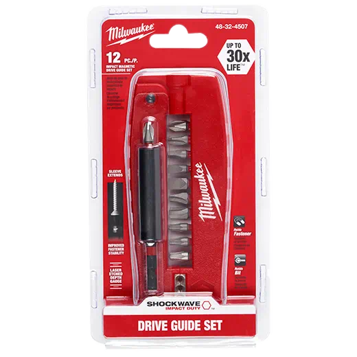 Milwaukee Shockwave Impact Drive Guide Set - 12pc